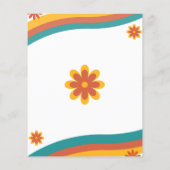 Budget Little Ray of Sunshine Baby shower Invite (Achterkant)