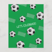 Budget Little Rookie Voetbal Groen Verjaardag Uitn (Achterkant)