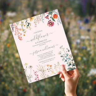 Budget Little Wildflower draaien een 1e verjaardag