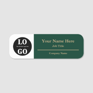 Budget Logo Bedrijfsidentificatie Naamlabel Naamplaatje