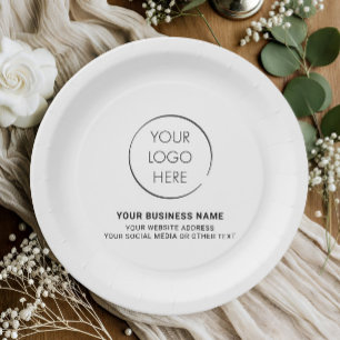 Budget Logo Bord, Zakelijke Marketing Merknaam Papieren Bordje