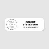 Budget Logo Business Store Identification Badge, Naamplaatje (Voorkant)
