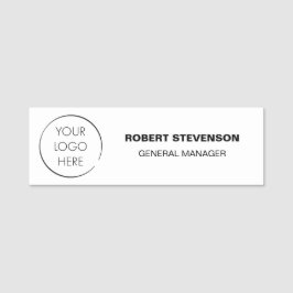 Budget Logo Business Store Identification Badge, Naamplaatje