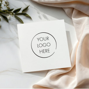 Budget Logo Servet, Zakelijke Marketing Merknaam Servet