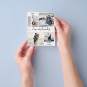 Budget Love and Bedankt Collage Wedding Bedankt F Flyer (Hand)