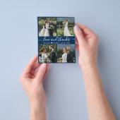 Budget Love and Bedankt Collage Wedding Bedankt Flyer (Hand)