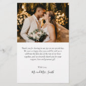 Budget Love and Bedankt Weddenschap Hartelijk dank (Achterkant)