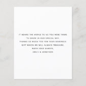 BUDGET Love Bedankt Foto Weddenschap Bedankt (Achterkant)