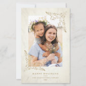 Budget Luxury Lace Flourish Chic Golden Kerstmis (Voorkant)