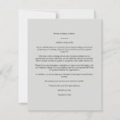 Budget Luxury Moderne Transparency Wedding Foto (Achterkant)