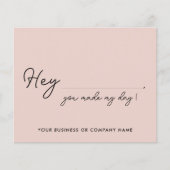 Budget maakte mijn dag kleine zakelijke bestelling (Voorkant)