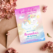 Budget magische eenhoorn regenboog verjaardagsfees