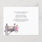 Budget Mailbox Floral New Home Moving Announge (Achterkant)