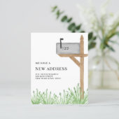 Budget Mailbox Nieuw Adres Verhuisaankondiging (Staand voorkant)