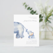 Budget Mama en Baby Elephant Baby shower (Staand voorkant)