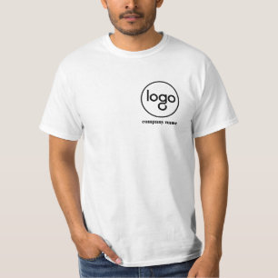 budget mannen wit t-shirt