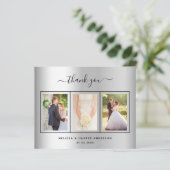 Budget mariage argent script photo carte de remerc (Debout devant)