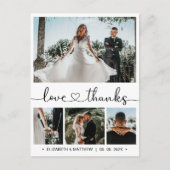 Budget Mariage Merci 4 Photo Collecte Carte postal (Devant)