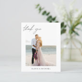 Budget Mariage Minimaliste Photo Merci Cartes (Debout devant)