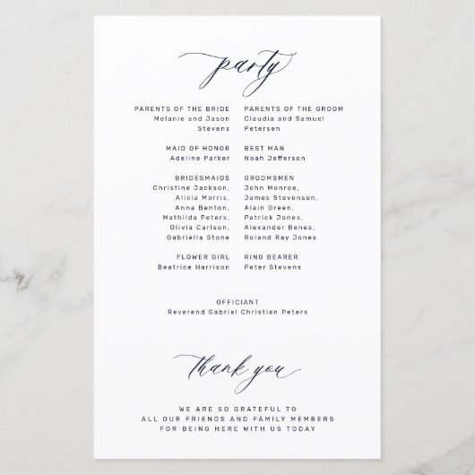 Budget marine sombre et blanc élégant programme de (Dos)