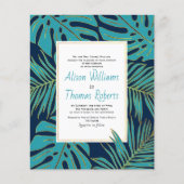 BUDGET Marine turquoise Code QR feuilles faire-par (Devant)