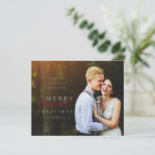 Budget Married & Merry Newlywed Photo Christmas (Staand voorkant)