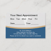 Budget Médicale Docteur Nomination Cartes de visit (Devant)