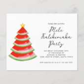 Budget Mele Kalikimaka Partij Uitnodiging (Voorkant)