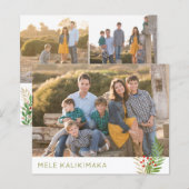 Budget MELE KALIKIMAKA verliest Holiday 3-fotokaar (Voorkant / Achterkant)