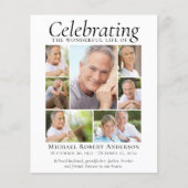 BUDGET Memorial Foto Collage Hartelijk dank (Voorkant)