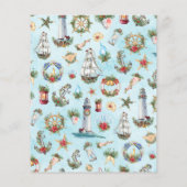 Budget Mer Nautique Salutations Photo Carte de vac (Dos)