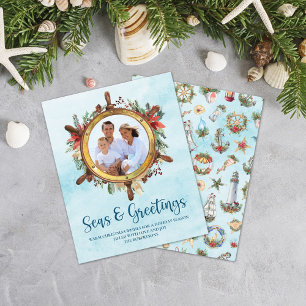 Budget Mer Nautique Salutations Photo Carte de vac