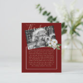 BUDGET Merci Carte de Funérailles Mémorial Nécrolo (Debout devant)