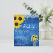 BUDGET Merci Funérailles Carte commémorative Modèl (Debout devant)