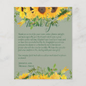 BUDGET Merci Funérailles Carte commémorative Modèl (Devant)