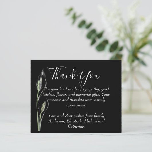 BUDGET Merci Funérailles Modèle Lilly (Debout devant)