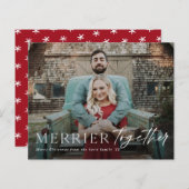 Budget Merrier Together de Kaart van de Kerstmis v (Voorkant / Achterkant)