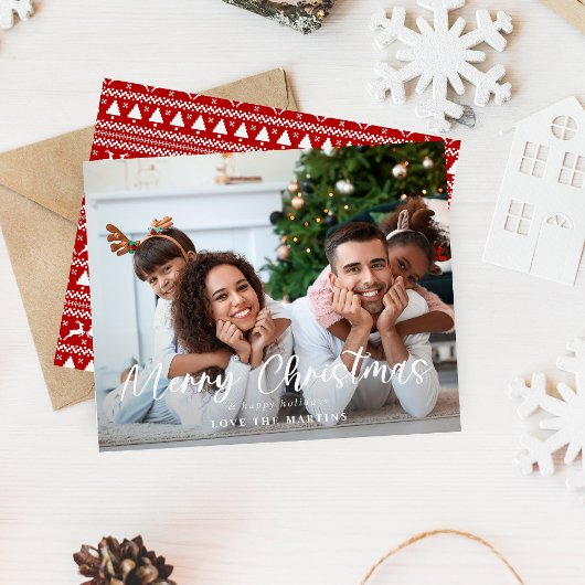 Budget Merry Kerstmis Fun Script Photo HH