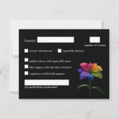🌈 Budget Met Menu RSVP Technicolor Liefde (Achterkant)