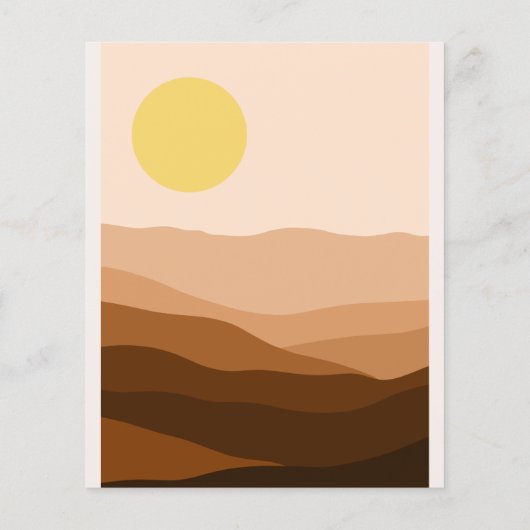 Budget Mid Century Desert Bruiloft (Achterkant)