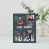 Budget Midnight 6 Foto Chalkboard Afstudeerder Par (Staand voorkant)