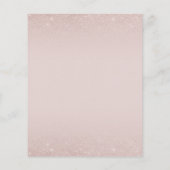 Budget Milestone 40th Birthday Champagne Invite (Achterkant)