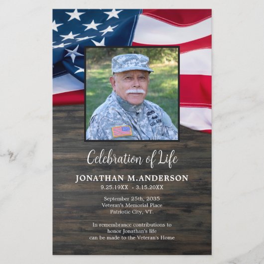 Budget Militaire Viering van het Leven Programma (Voorkant)