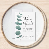 Budget Mini Nous avons déplacé Faire-part Eucalypt