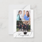 Budget MINI SIZE 4 foto-afstuderen aankondiging (Achterkant)