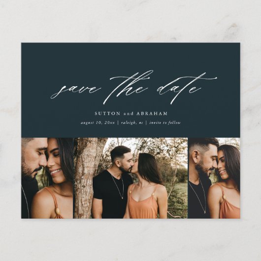 Budget Minimaal Script 3 Foto Bewaar De Datum (Voorkant)