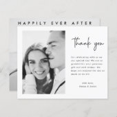 Budget Minimale Aangepaste Fotobruiloft Hartelijk  (Voorkant / Achterkant)