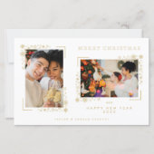 Budget Minimalist Christmas Snowflakes 2 Photos (Voorkant)