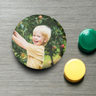 Budget Minimalist Eenvoudige Kinderfoto Pin Magneet