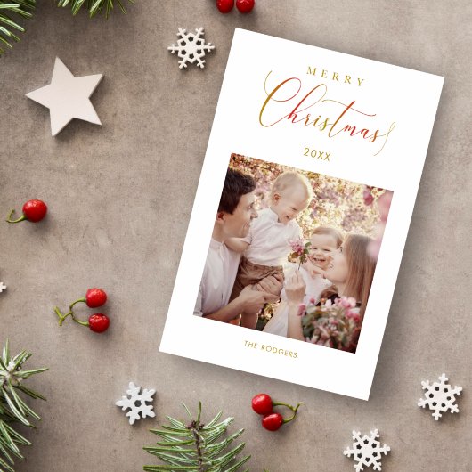 Budget minimalist kerstfoto's